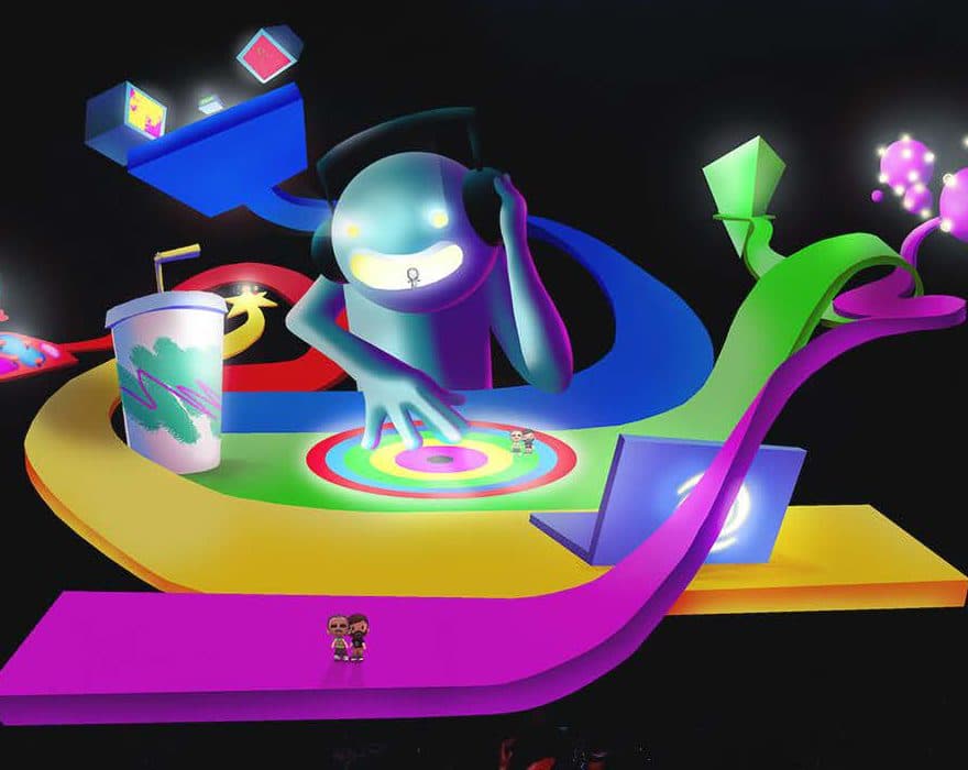 3D render of a Place avatar world