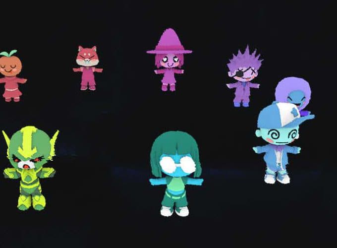 Place avatars standing together